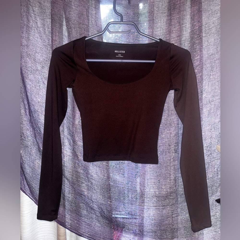 Hollister Brown Long Sleeve